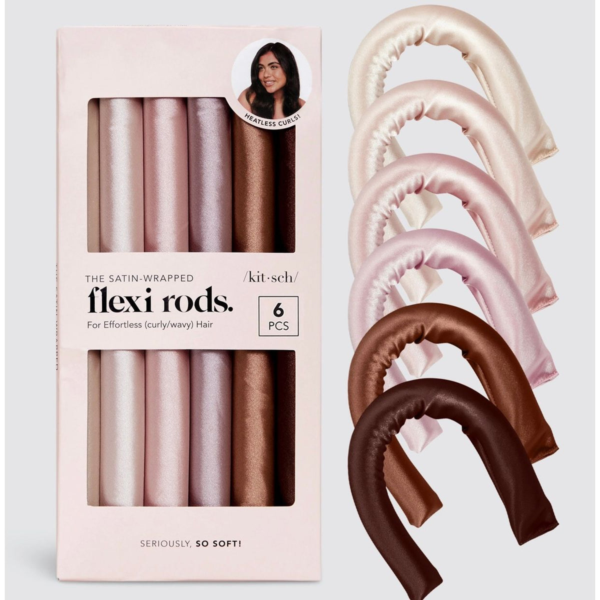 Satin Wrapped Flexi Rods 6 Pc.