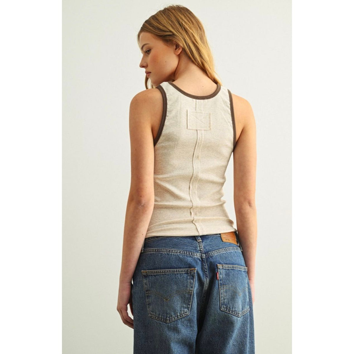 Color Contrast Basic Tank (2 Colors)