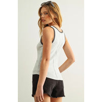 Color Contrast Basic Tank (2 Colors)