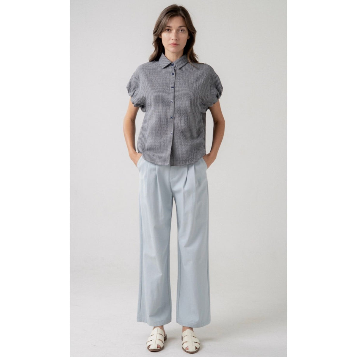 Pastel Blue Trouser