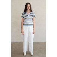 Elevated Collared Knit Top