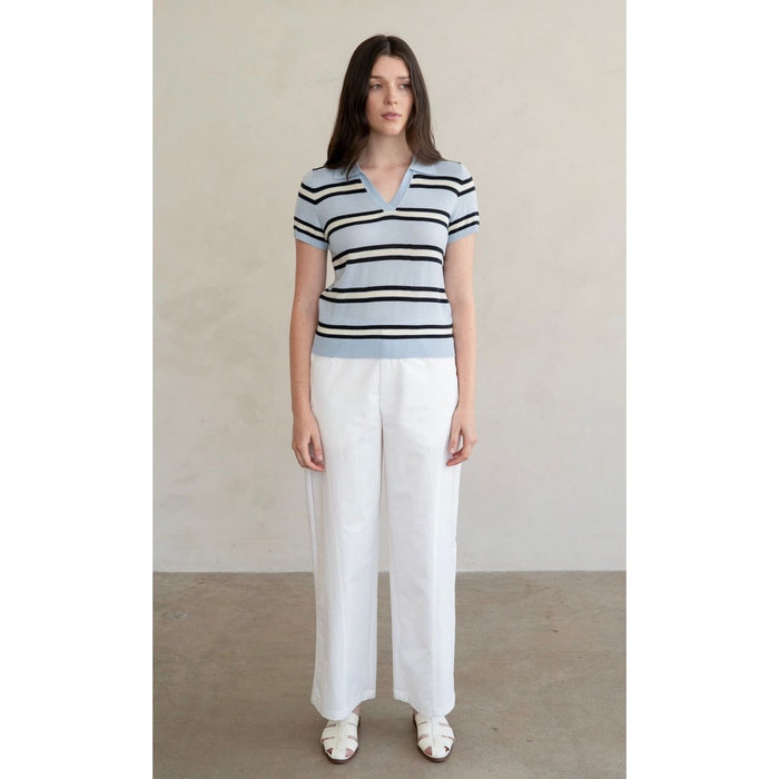 Elevated Collared Knit Top