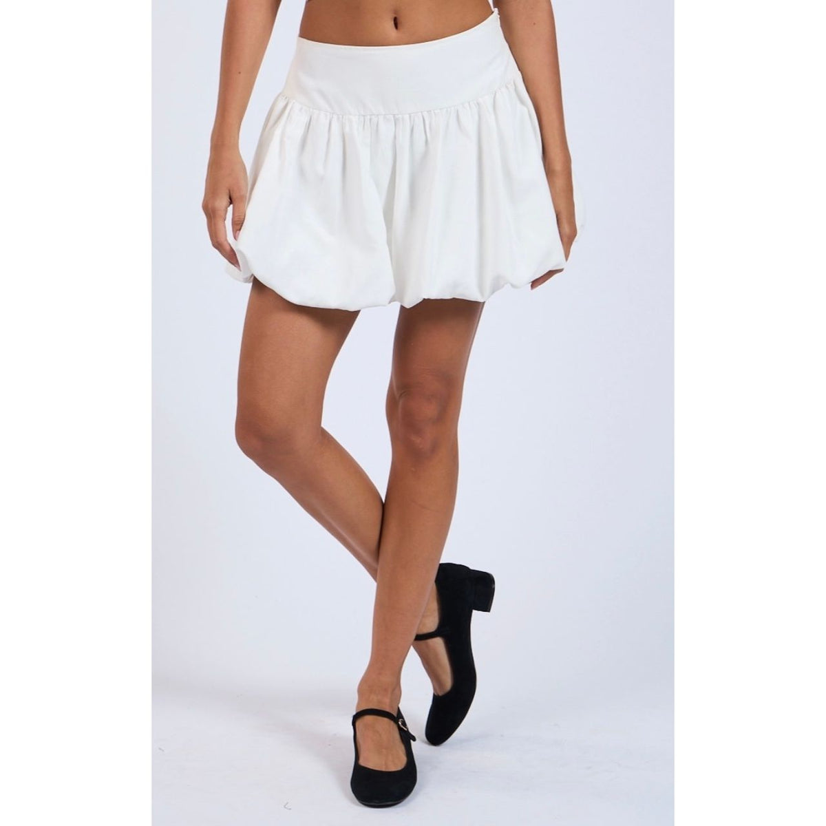 White Bubble Skirt