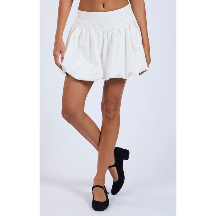White Bubble Skirt
