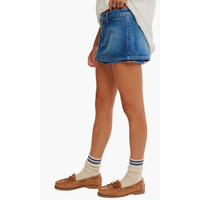 Galivanting Denim Skort in Blue Rebel