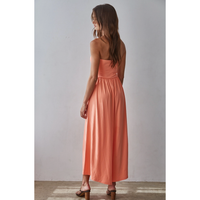 Easy Peasy Jumpsuit - Coral