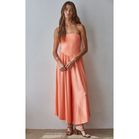 Easy Peasy Jumpsuit - Coral