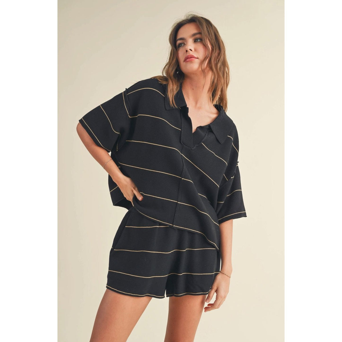 Match Point Top (Black - Part of a Matching Set)
