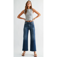 High Rise Wide Leg Jean