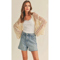 Sea To It Cardigan -- ONE LEFT