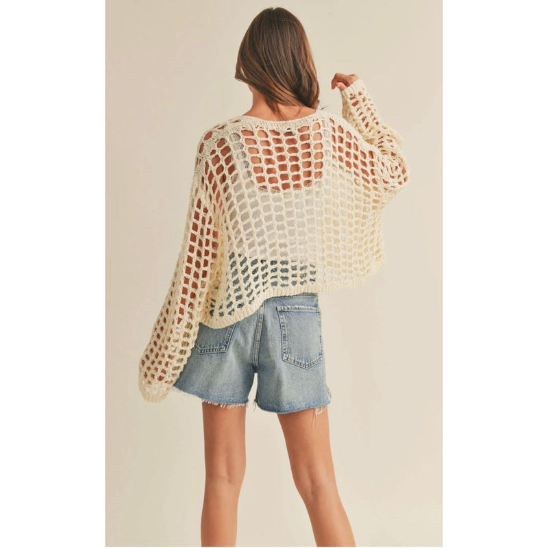 Sea To It Cardigan -- ONE LEFT