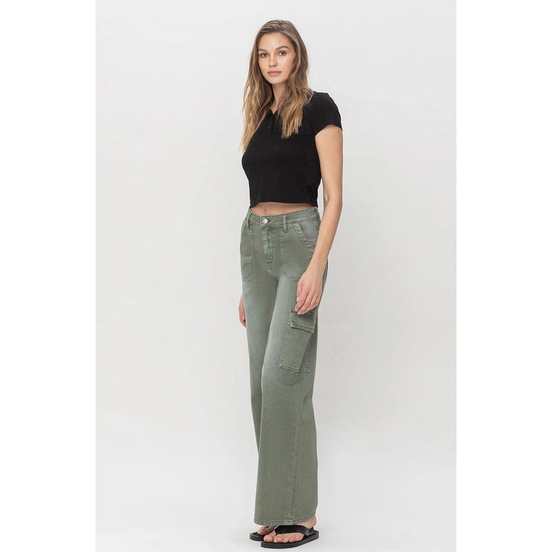 High Rise Utility Cargo Jean