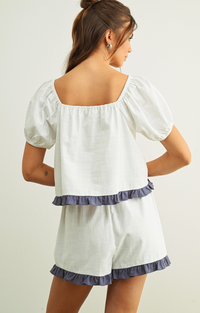 Mila Linen Shorts (Part of a Matching Set)