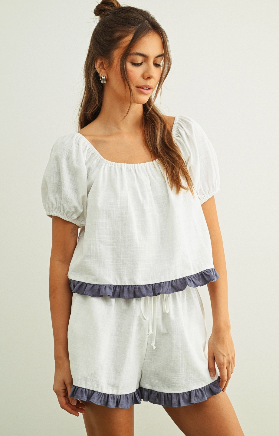 Mila Linen Shorts (Part of a Matching Set)