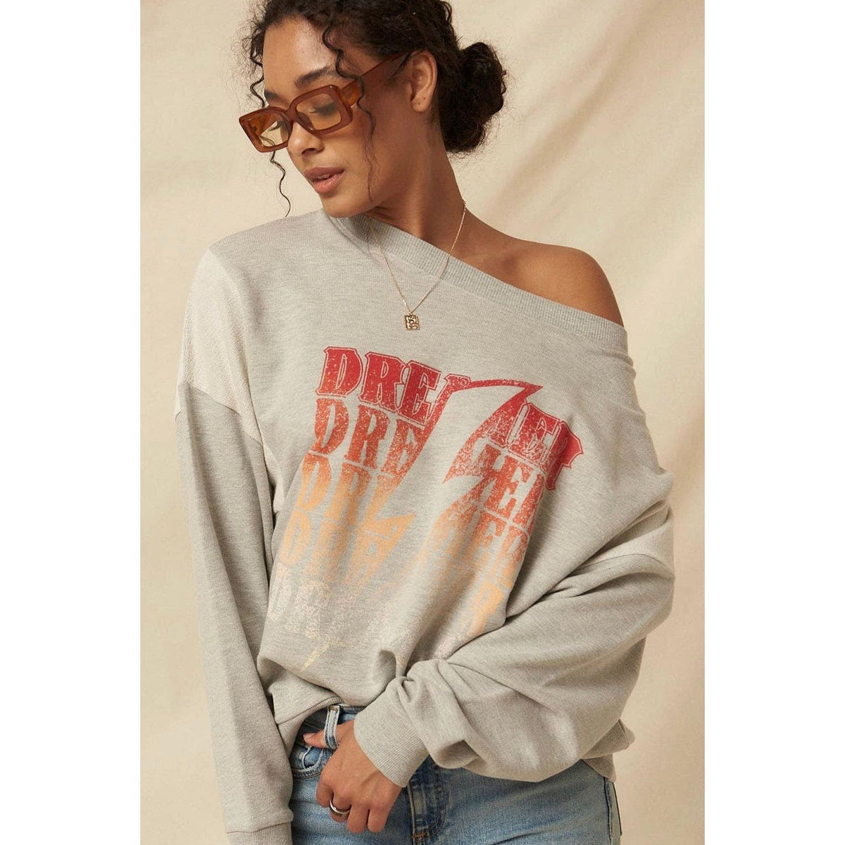 Vintage French Terry Graphic Sweatshirt
