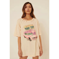 California Road Trip Mineral-Wash Graphic Tee