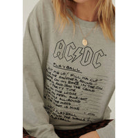 Ac/Dc Play Ball Vintage-Print Graphic Sweatshirt