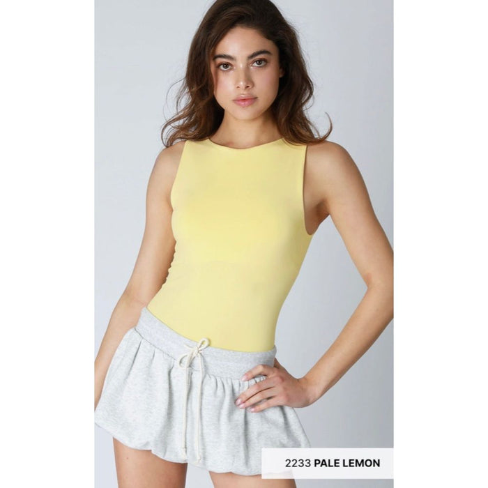 Lemon Boatneck Top