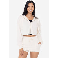 Raw Hem Zip Up (3 Colors)