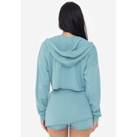 Raw Hem Zip Up (3 Colors)