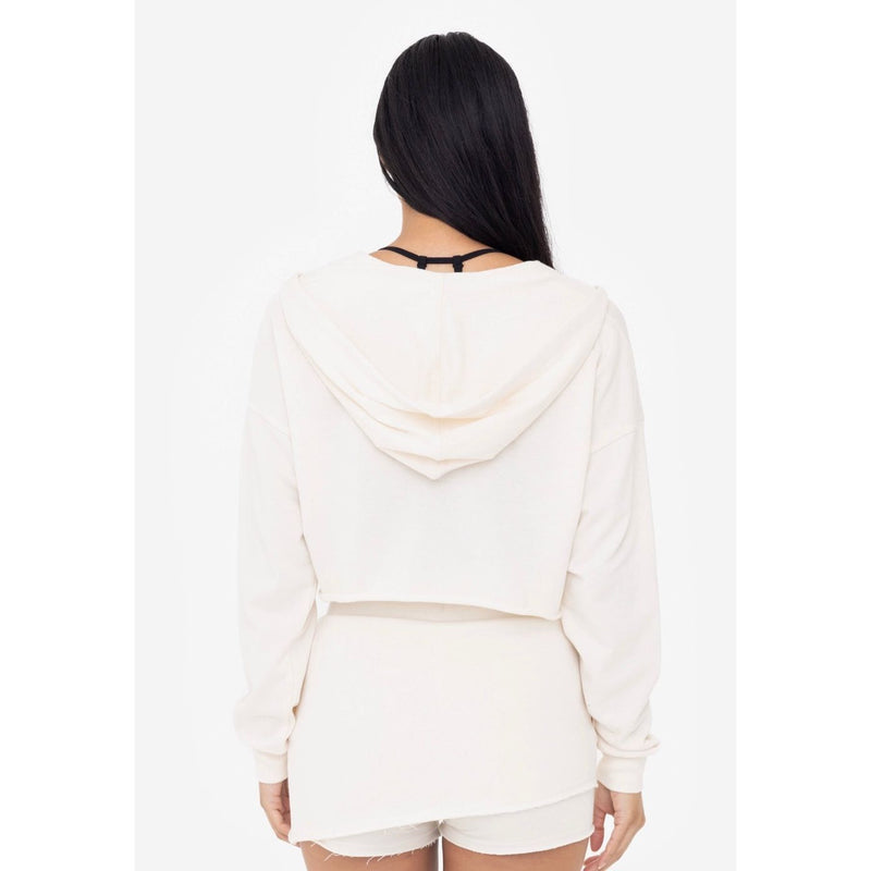 Raw Hem Zip Up (3 Colors)