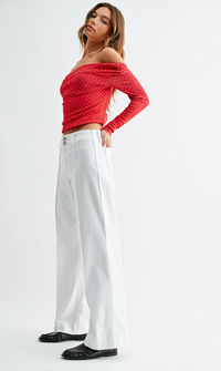 Pintuck Trouser Jean