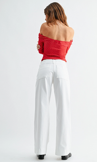 Pintuck Trouser Jean