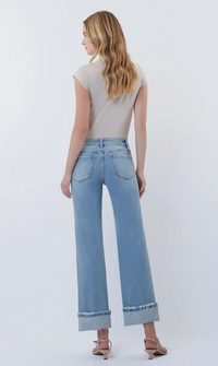 Mid Rise Cuffed Jean