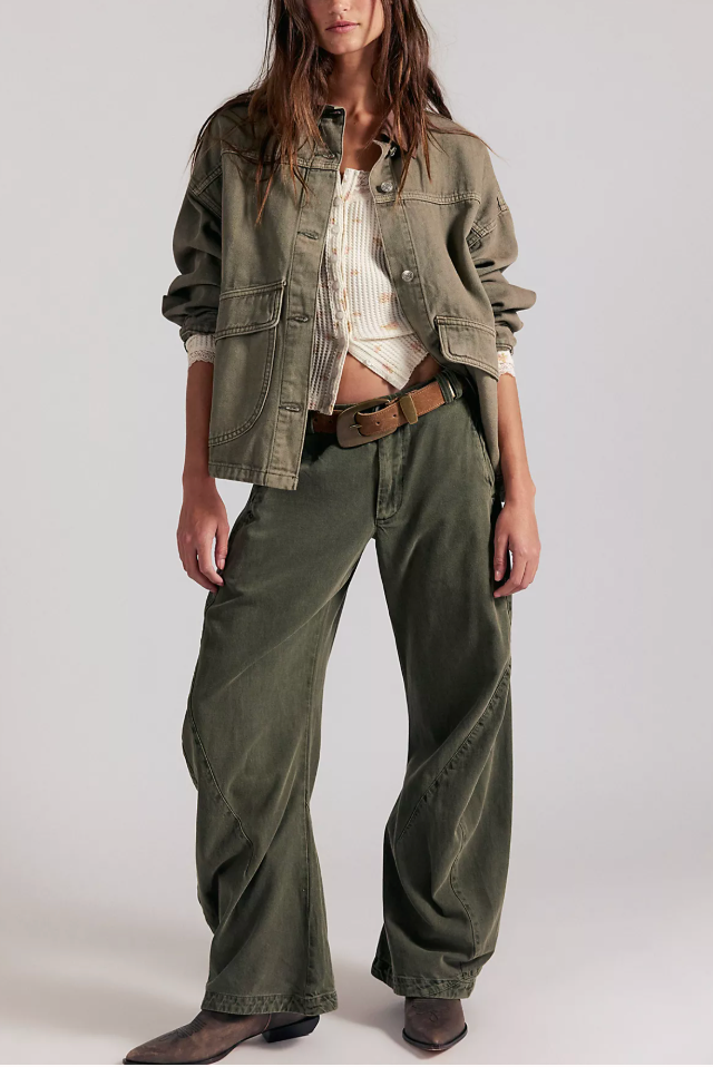 Spotlight Washed Barrel Chino Trousers