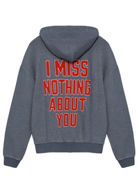 I MISS NOTHING ABOUT YOU HARLEY ZIP