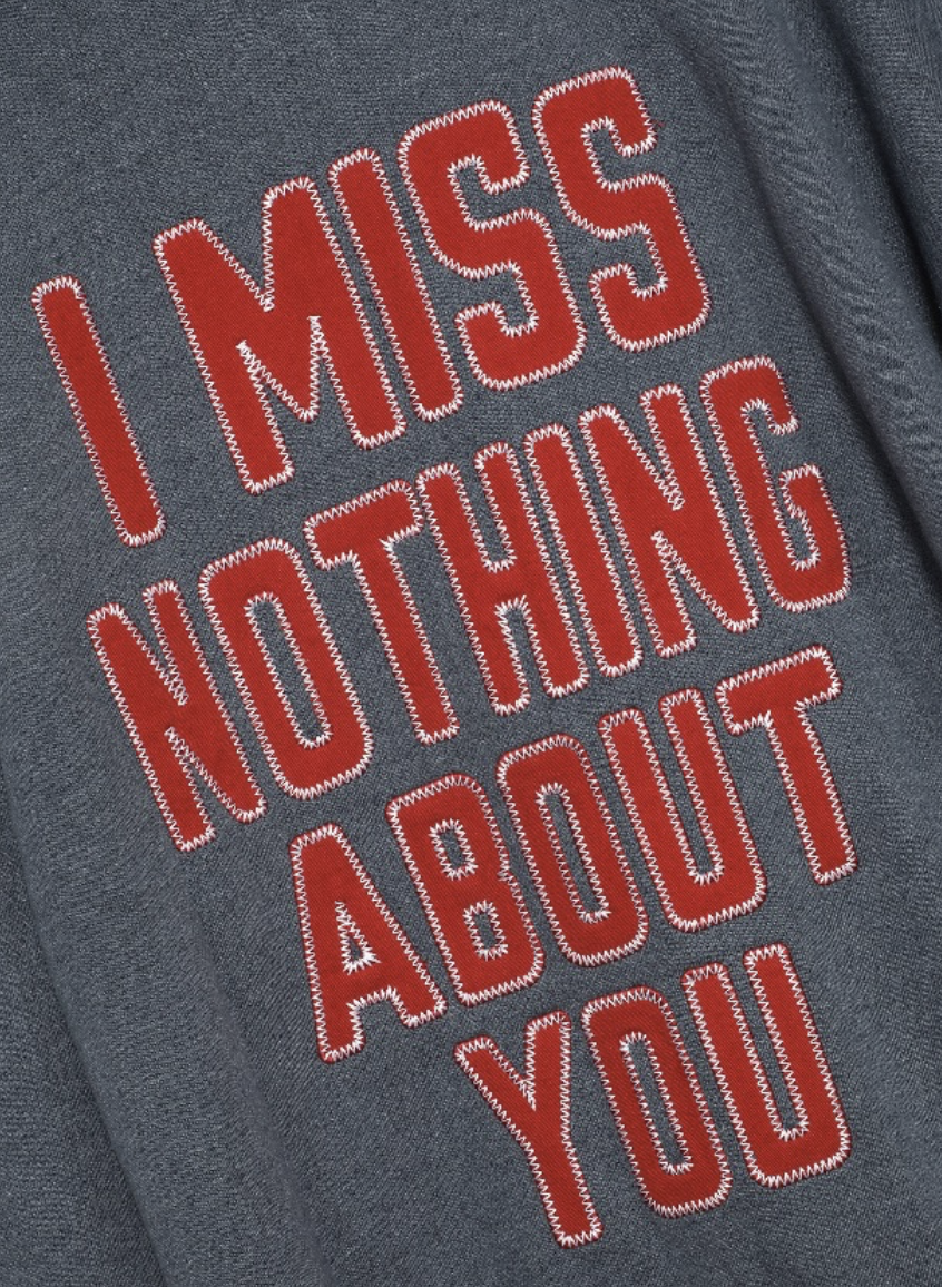 I MISS NOTHING ABOUT YOU HARLEY ZIP