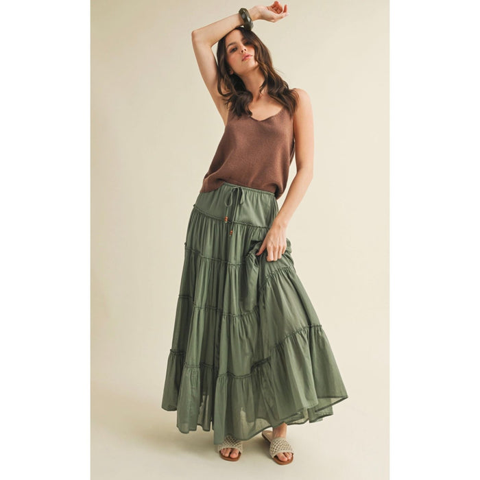 Big Dill Maxi Skirt