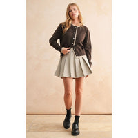 Contrasted Cardigan