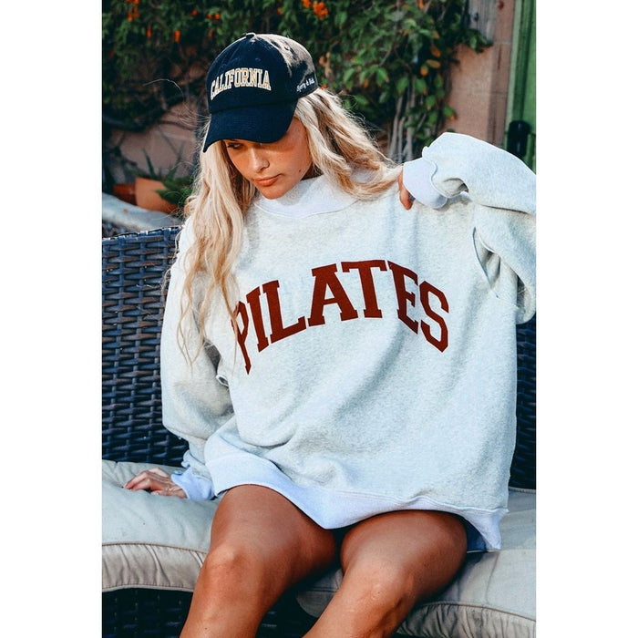 Pilates/Yoga Reversible Mockneck Sweatshirt