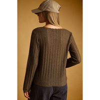 Sheer Olive Top