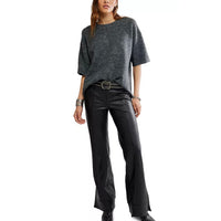 Margot Sweater Tee - Charcoal Heather