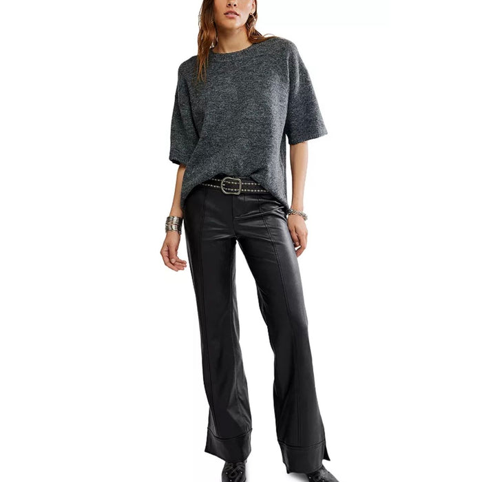 Margot Sweater Tee - Charcoal Heather
