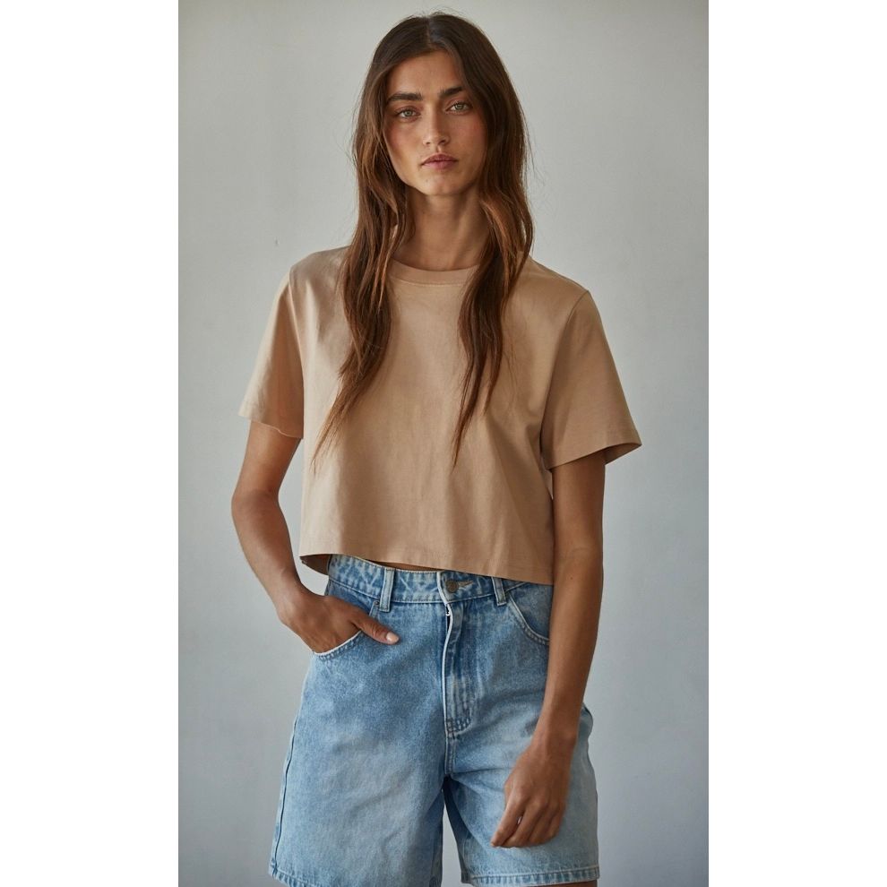 Olivia Tee (Butterscotch)