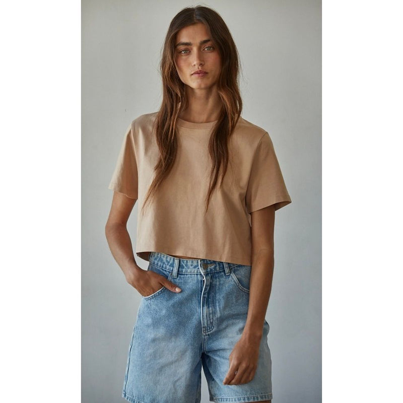 Olivia Tee (Butterscotch)