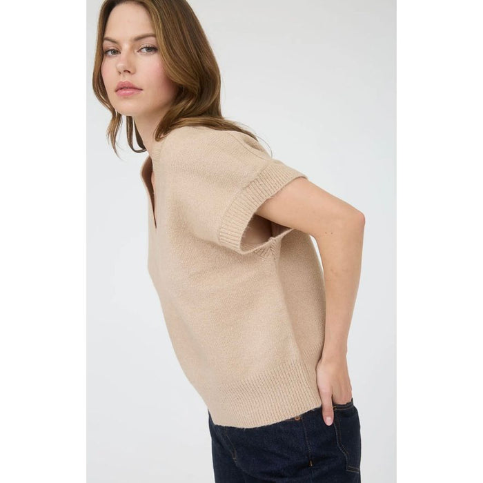 V Neck Sweater Top