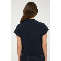 Mock Neck Short Sleeve