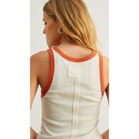 Ribbed Contrasted Tank (2 Colors)