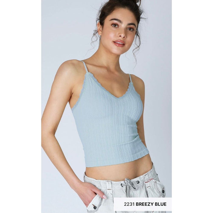 Lace Trim Cami (2 Colors)