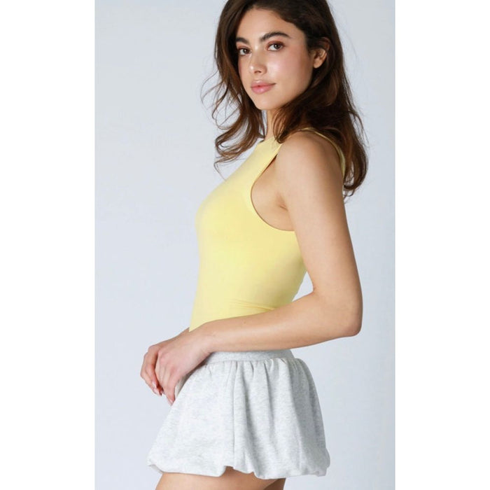 Lemon Boatneck Top
