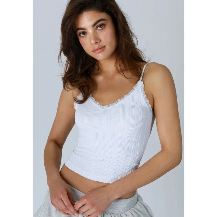 Lace Trim Cami (3 Colors)