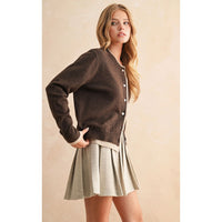 Contrasted Cardigan