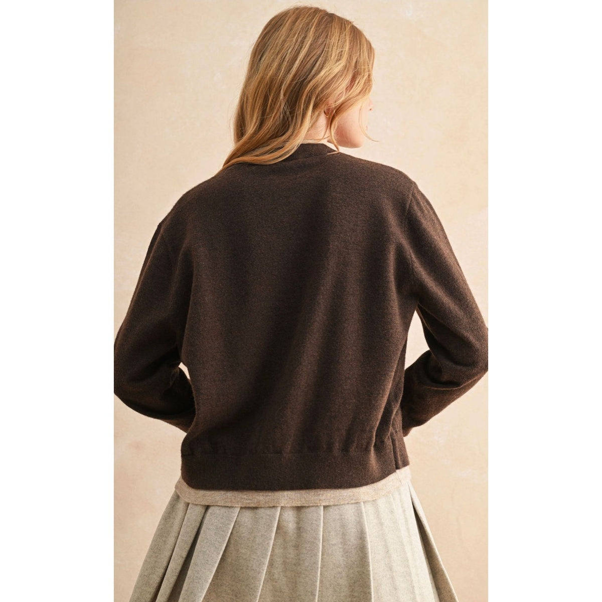 Contrasted Cardigan