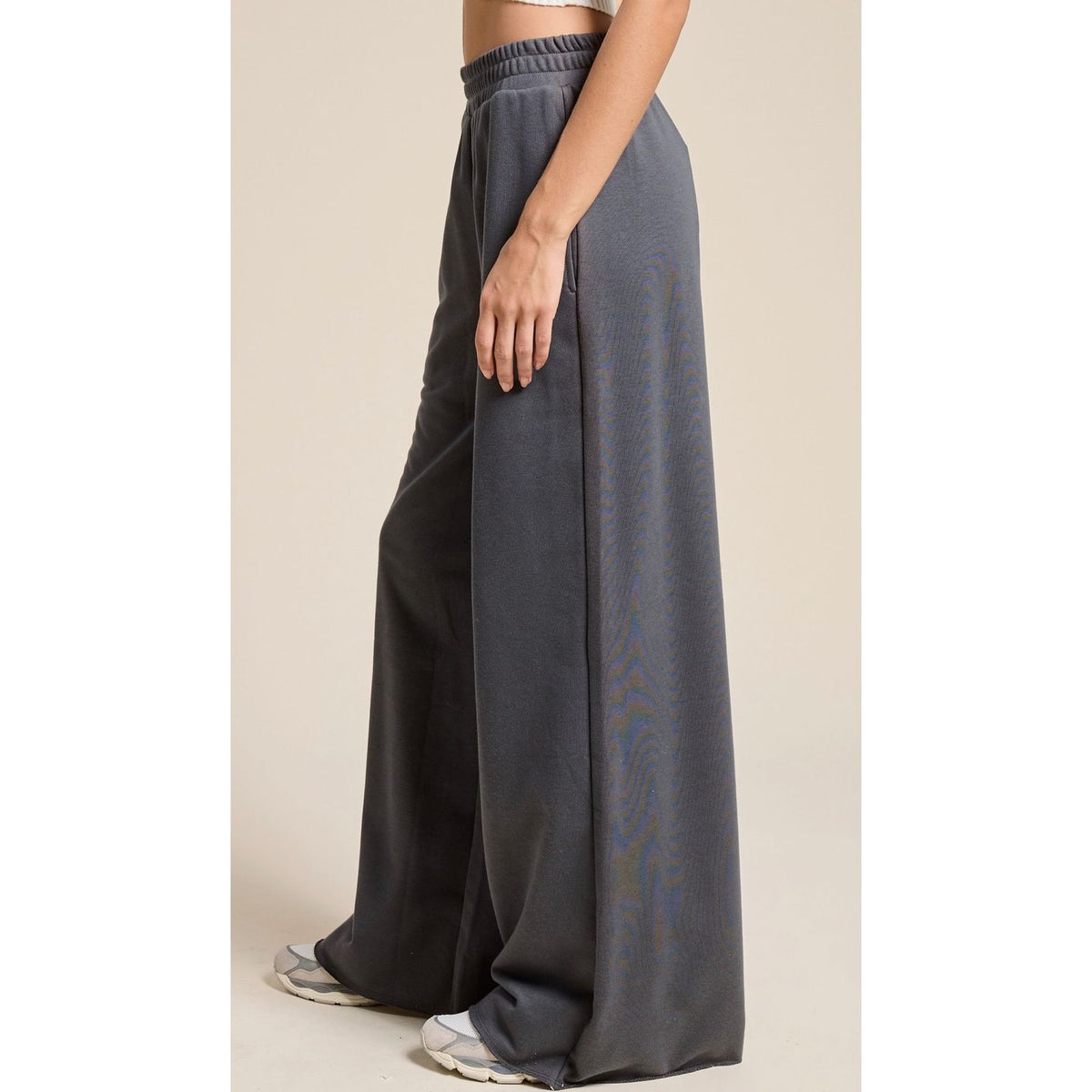 Wide Leg Cotton Joggers (2 Colors)