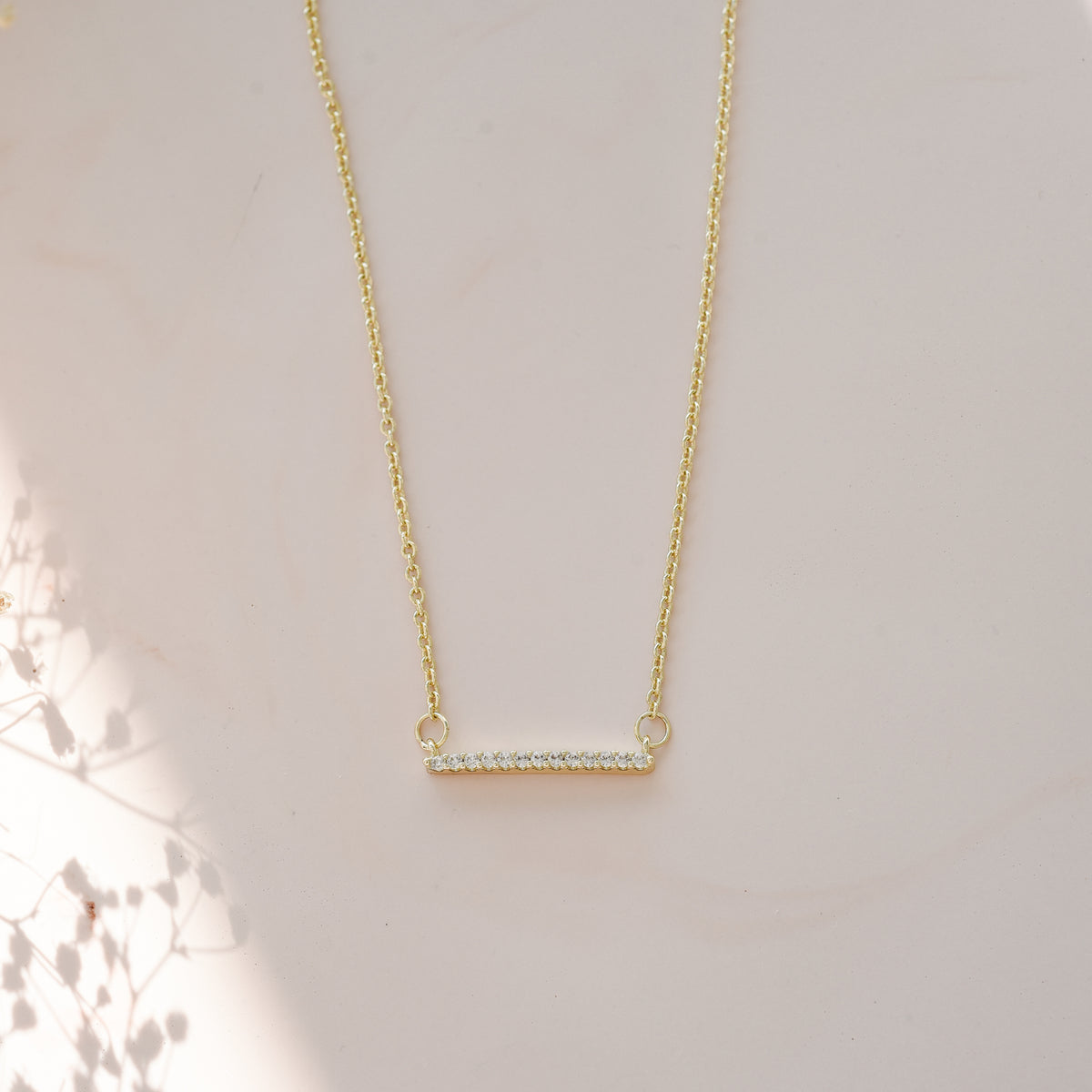 Gold Bar Necklace
