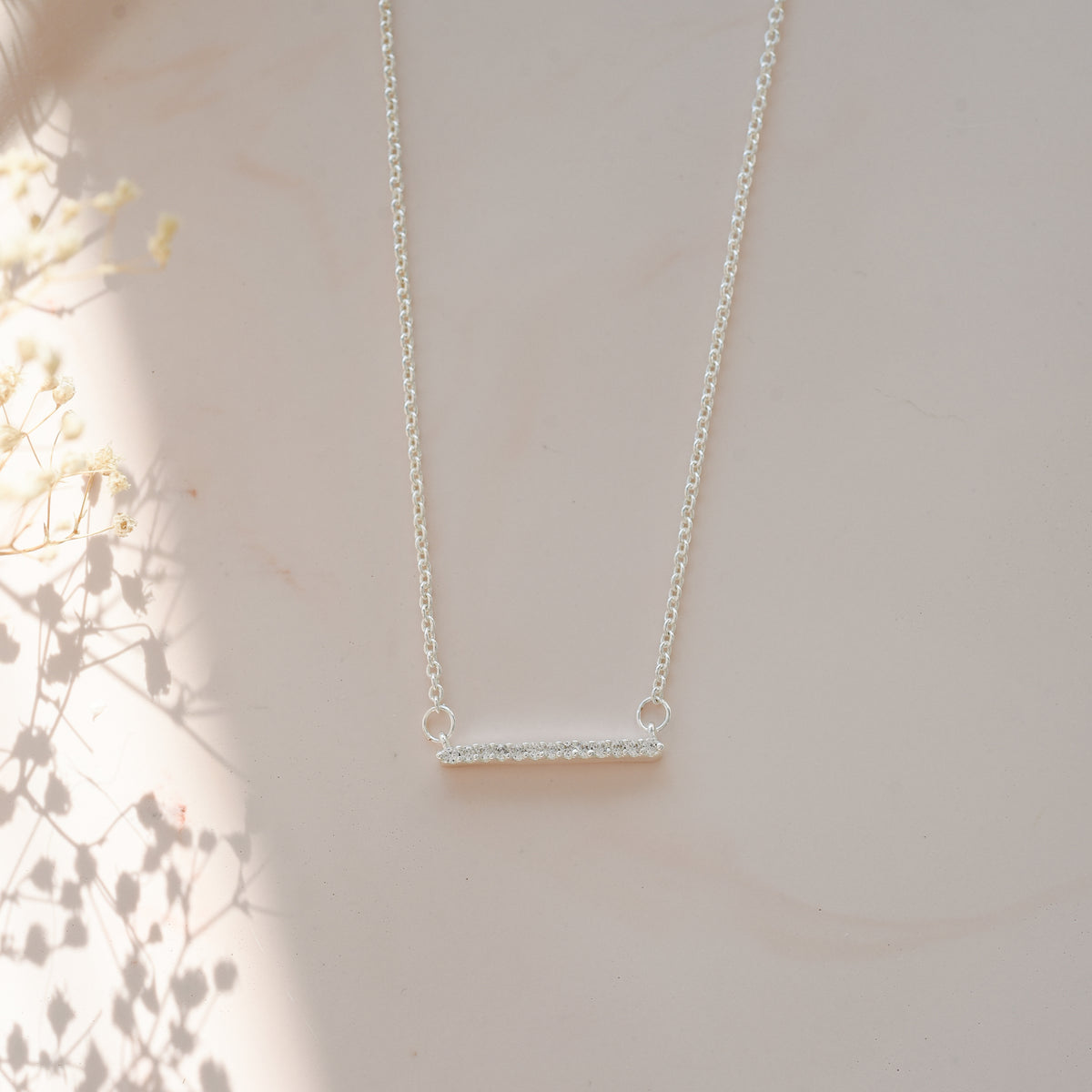Silver Bar Necklace